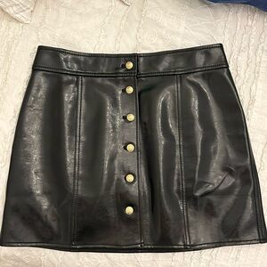 J.Crew faux patten leather skirt